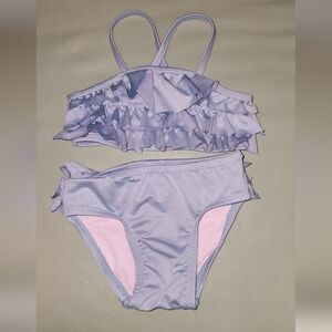 Purple Ruffle Bikini
